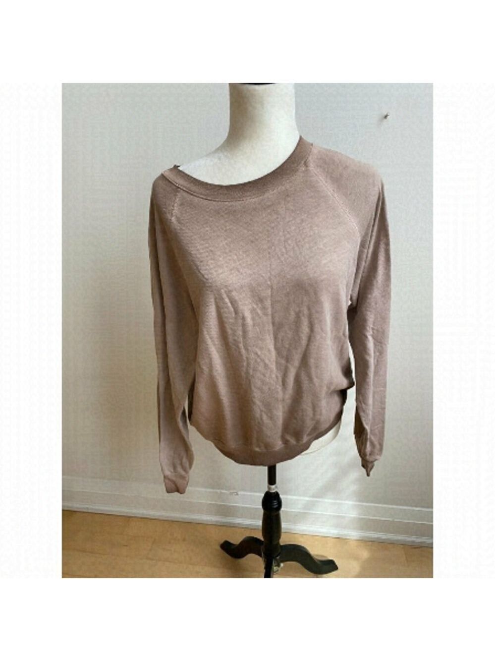 TREASURE & Bond BNWT Womens Sz XSmall Oil Wash Brown Sweatshirt
